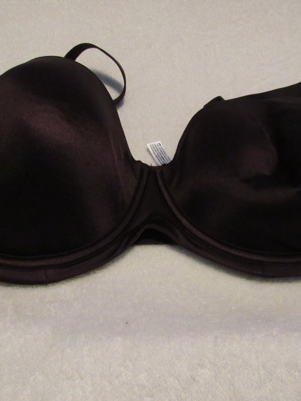 Soma Vanishing Strapless Dark Brown Bra Size 38DD USED